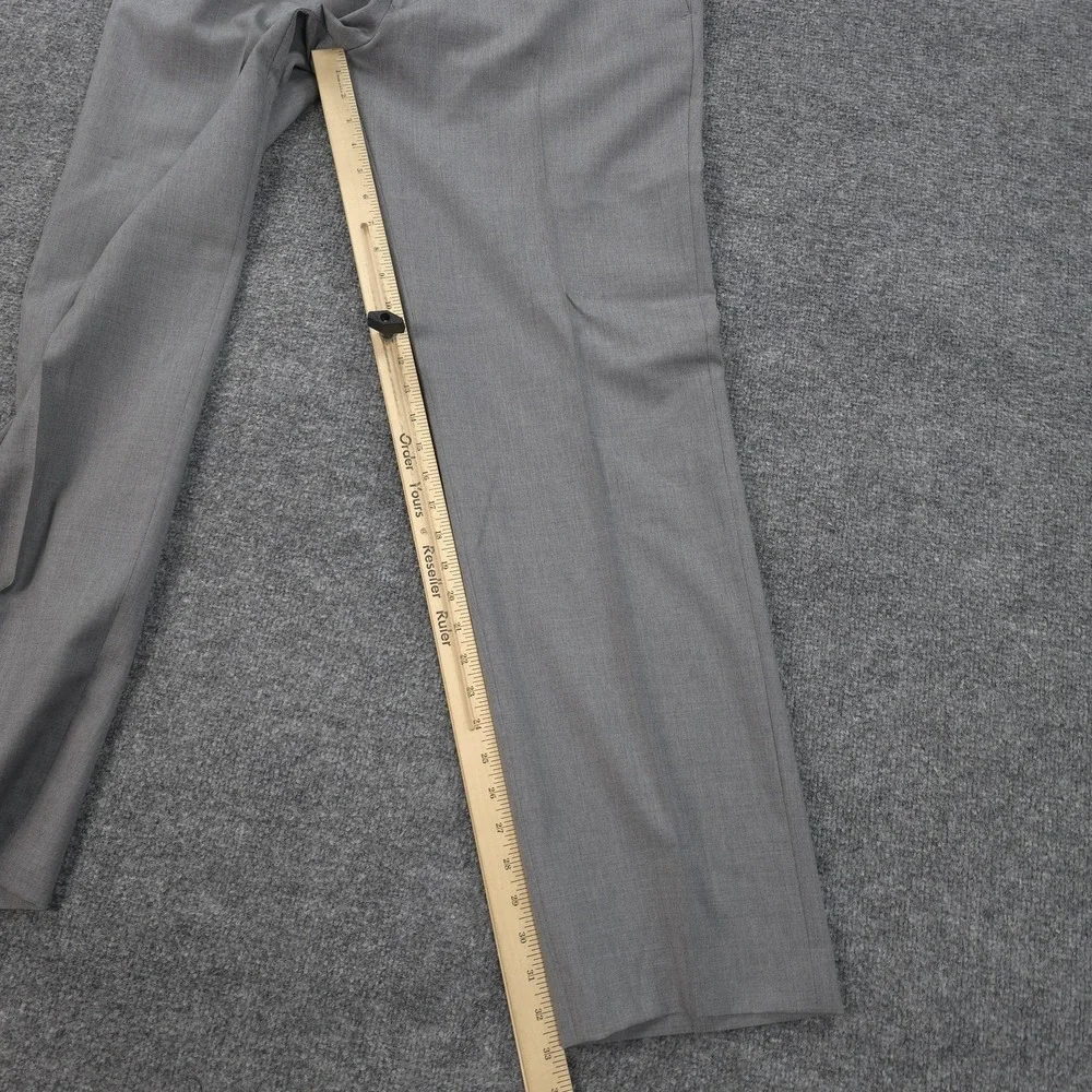 Hugo Boss Pants Mens 38x33 Gray Cagan 100% Virgin‎ Wool Dress Slacks Business